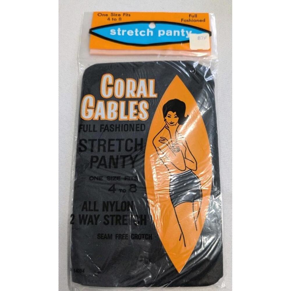 Vintage Coral Gables Full Fashioned Stretch Panty, Size 4-8